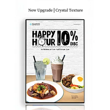 illuminated poster frame